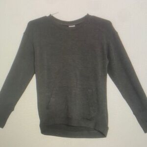 Charcoal Crewneck Pullover Sweatshirt